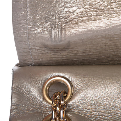 Chanel Metallic Aged Calfskin Quilted 2.55 Reissue 226 Flap Gold 13 of 21
