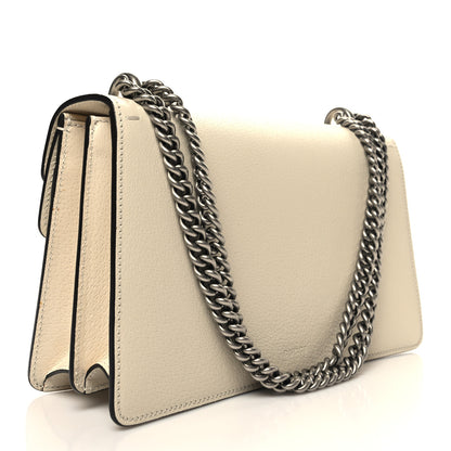 Gucci Textured Calfskin Crystal Small Dionysus Shoulder Bag Mystic White 3 of 11