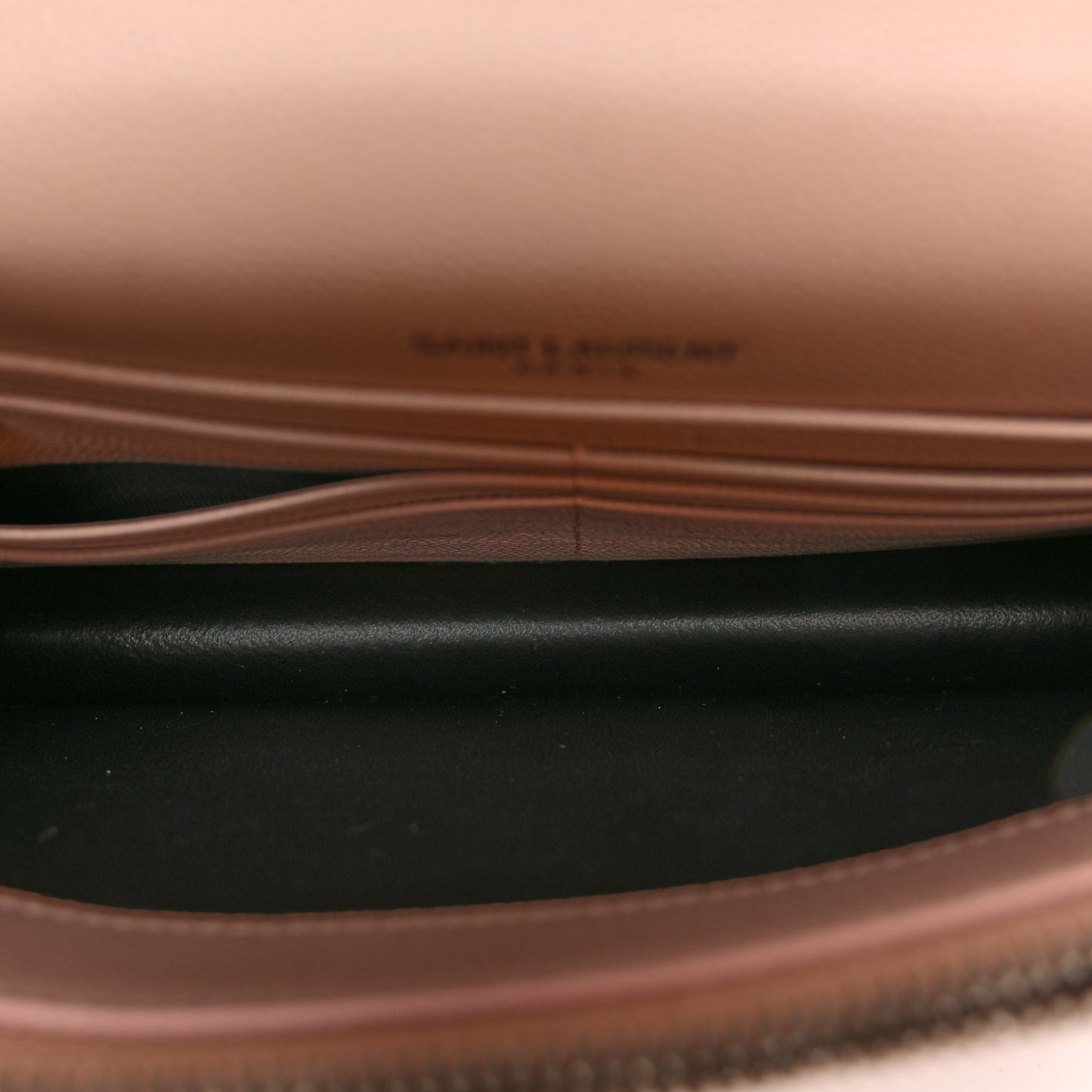 Grain De Poudre Classic Monogram Kate Tassel Chain Wallet Pale Pink