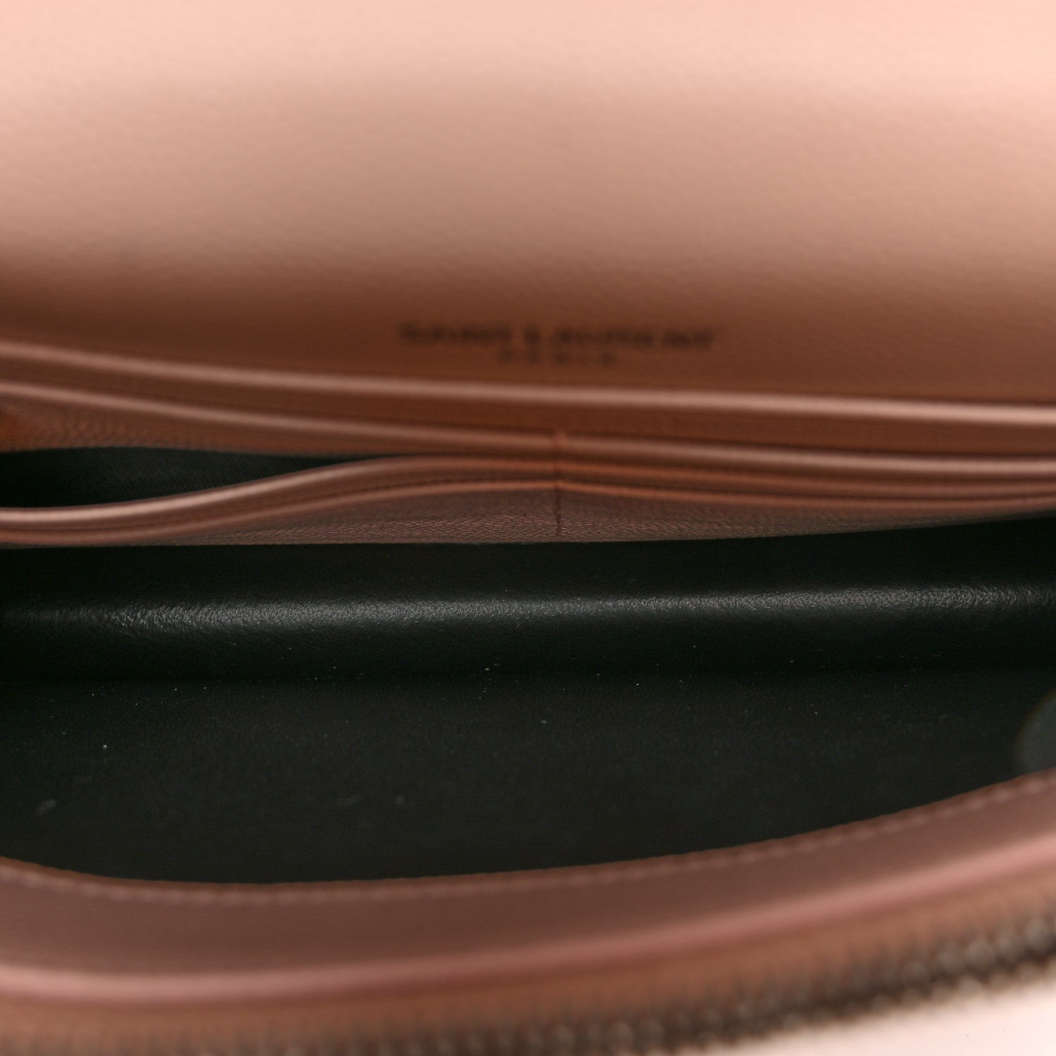 Saint Laurent Grain De Poudre Classic Monogram Kate Tassel Chain Wallet Pale Pink 5 of 10