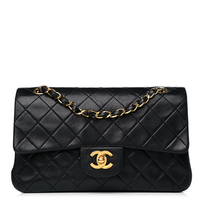 Chanel Lambskin Quilted Small Double Flap Black 1 of 18
