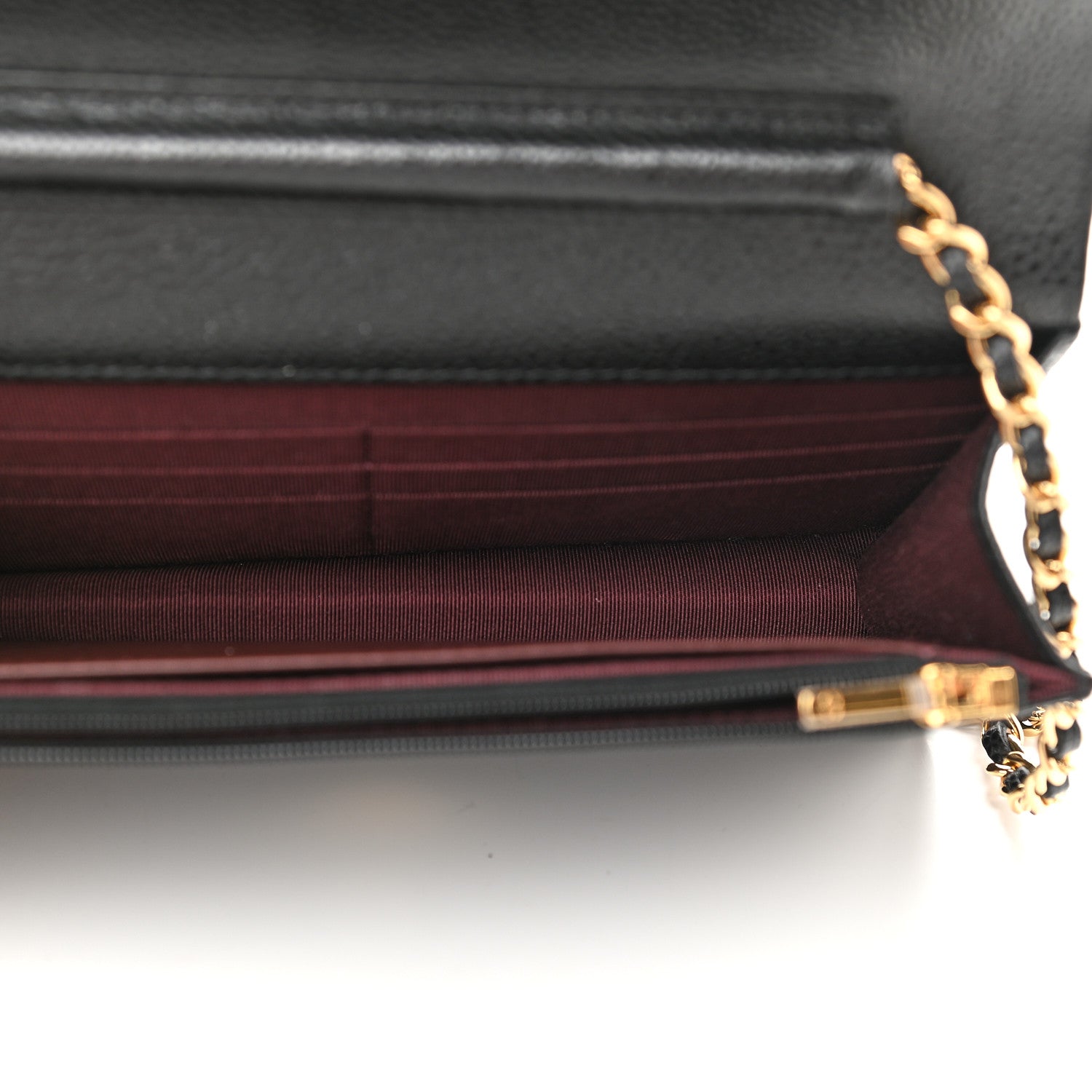Chanel Caviar Quilted Wallet On Chain WOC Black 5 of 10