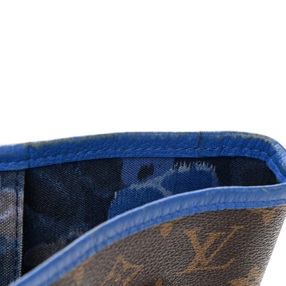 Louis Vuitton Monogram Articles de Voyage Ikat Neverfull MM Grand Blue 11 of 12