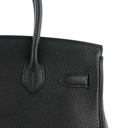 Hermes Taurillon Clemence Birkin 30 Black 20 of 22