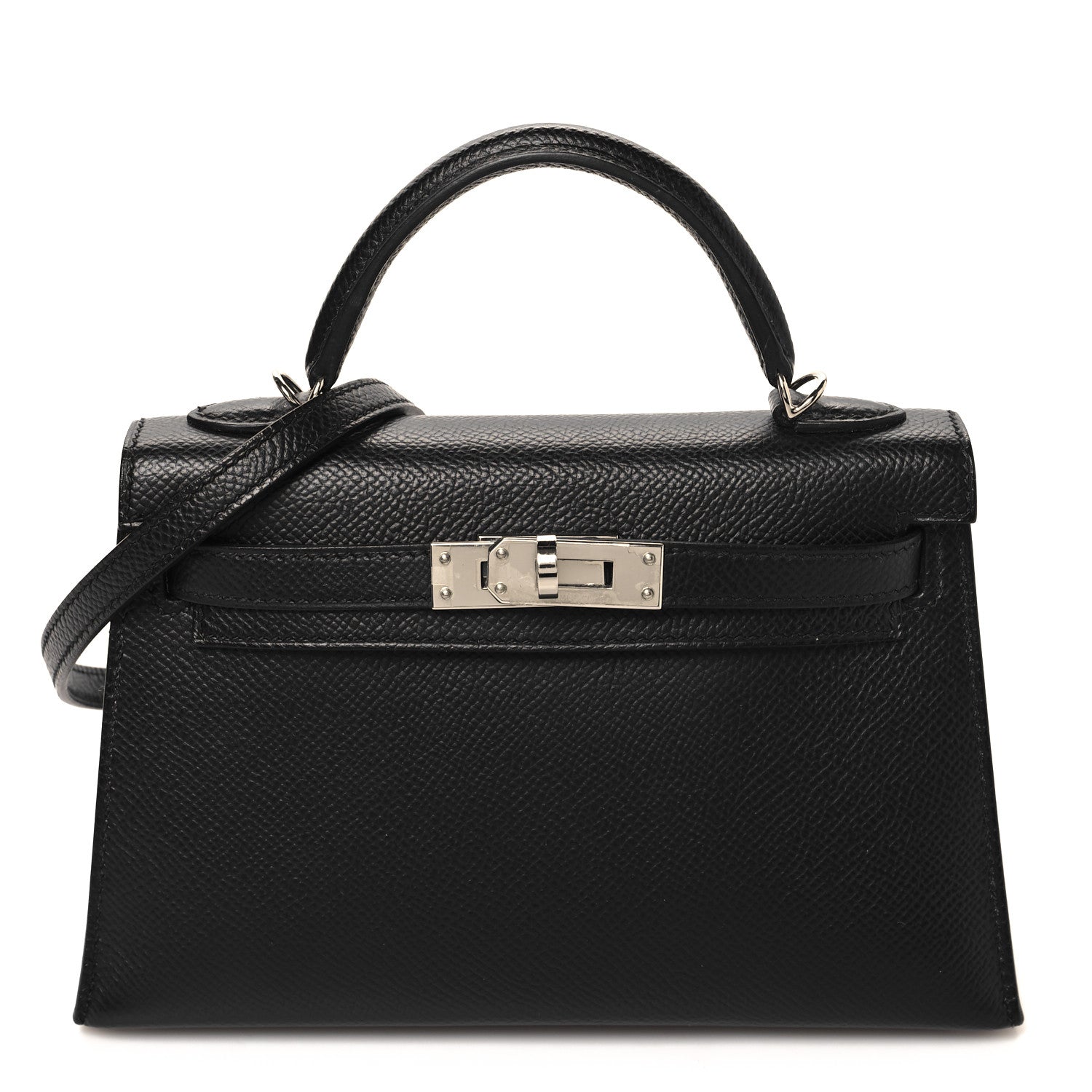 Hermes Epsom Mini Kelly Sellier 20 Black 1 of 11