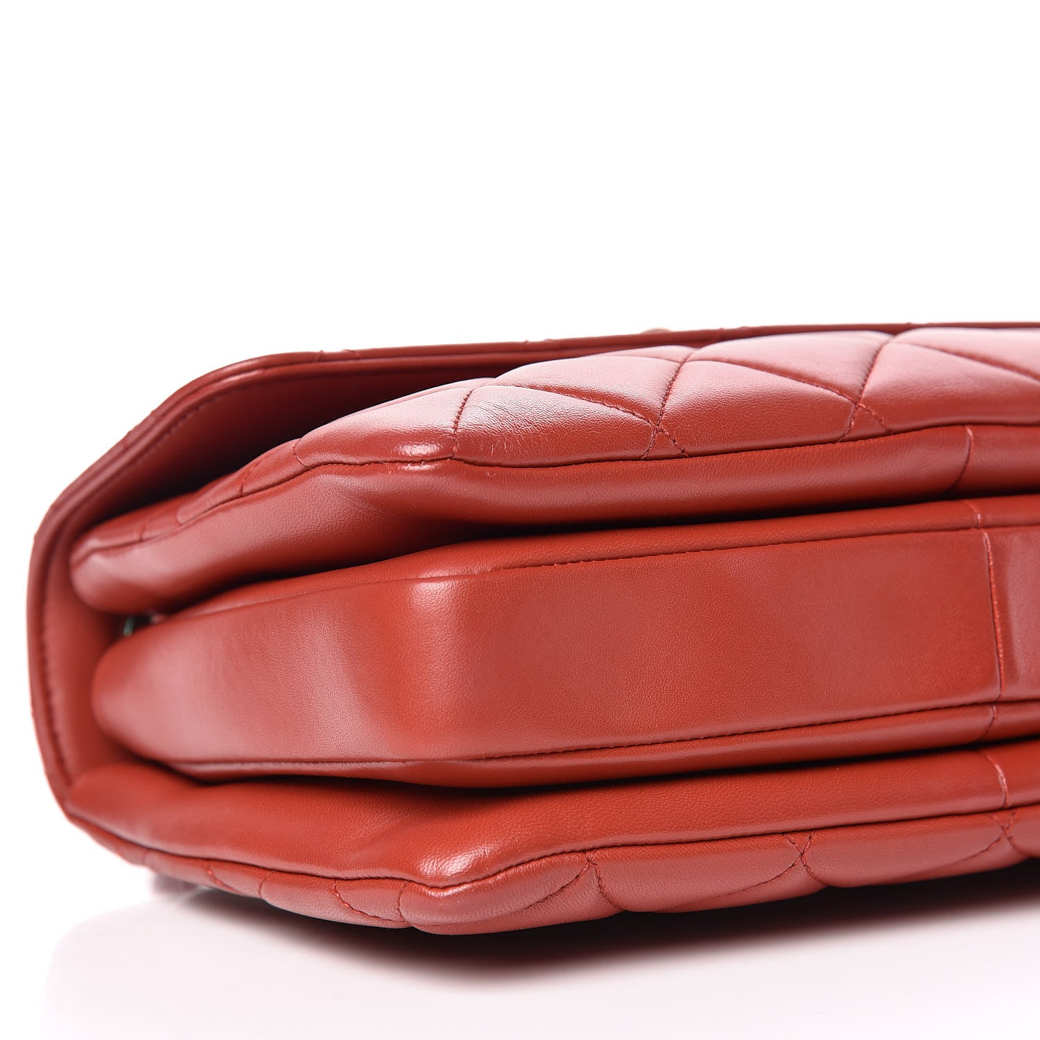 Chanel Lambskin Quilted Small Trendy CC Dual Handle Bag Red 5 of 11