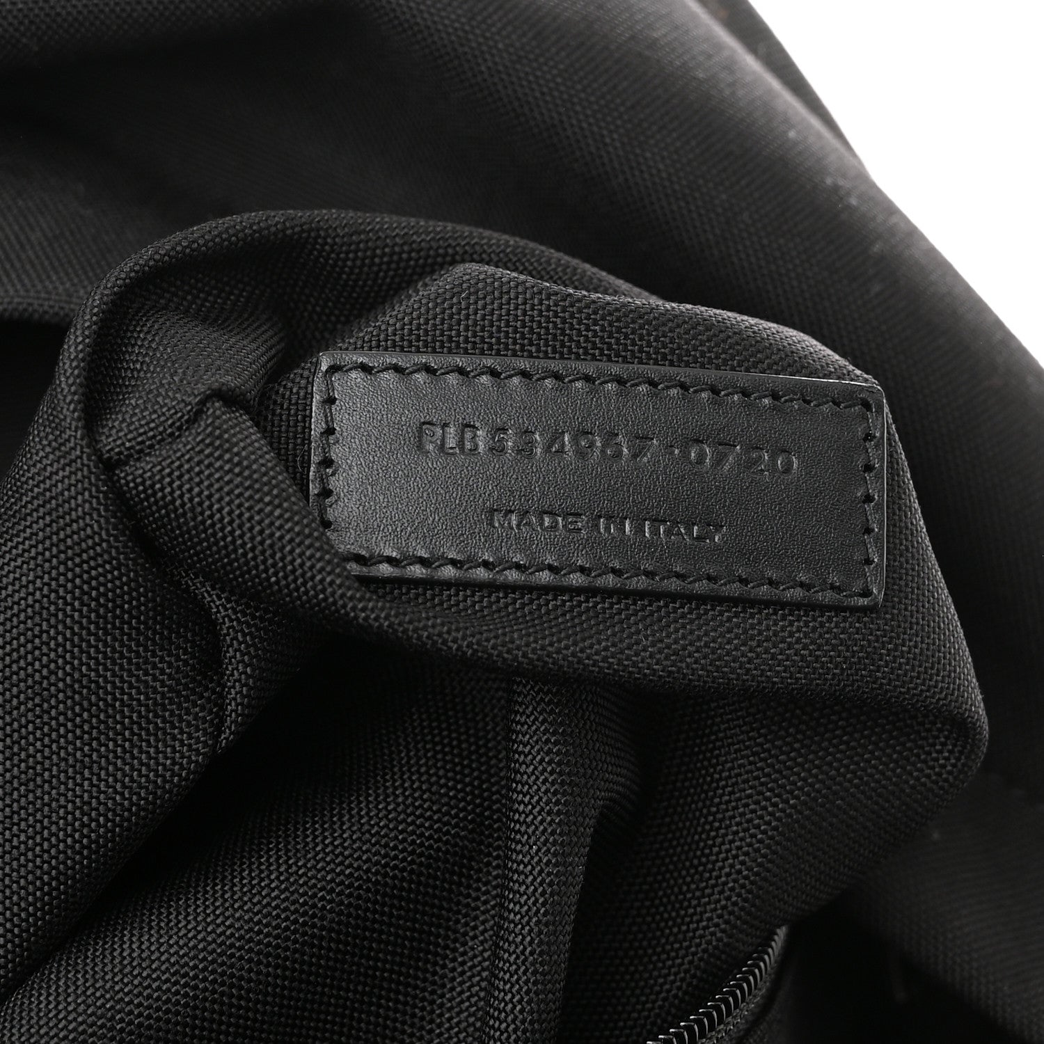 Saint Laurent Canvas City Backpack Black 8 of 12