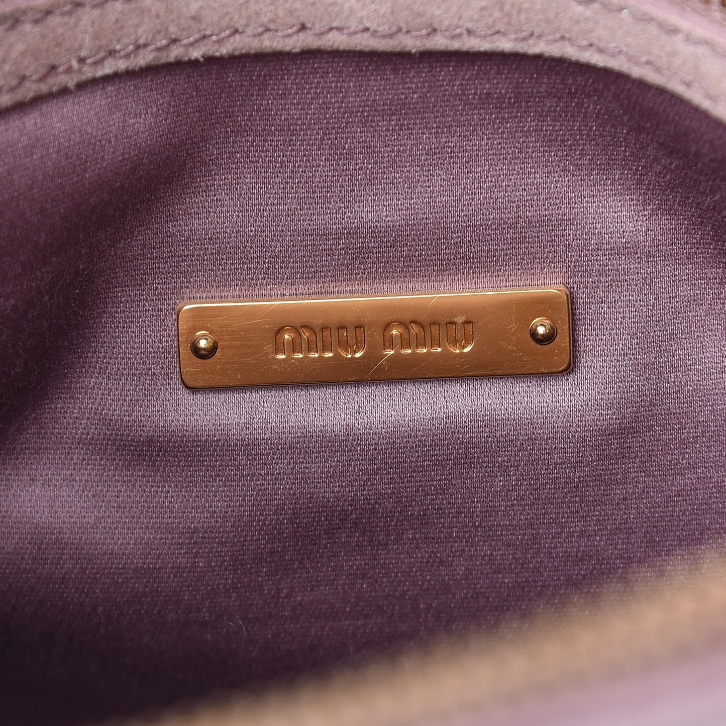 Goatskin Madras Top Handle Tote Mughetto