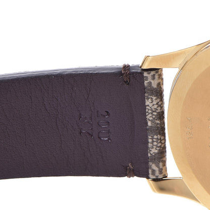 Gucci Stainless Steel Canvas 38mm G-Timeless GG Supreme Bee Quartz Watch Brown 6 of 7