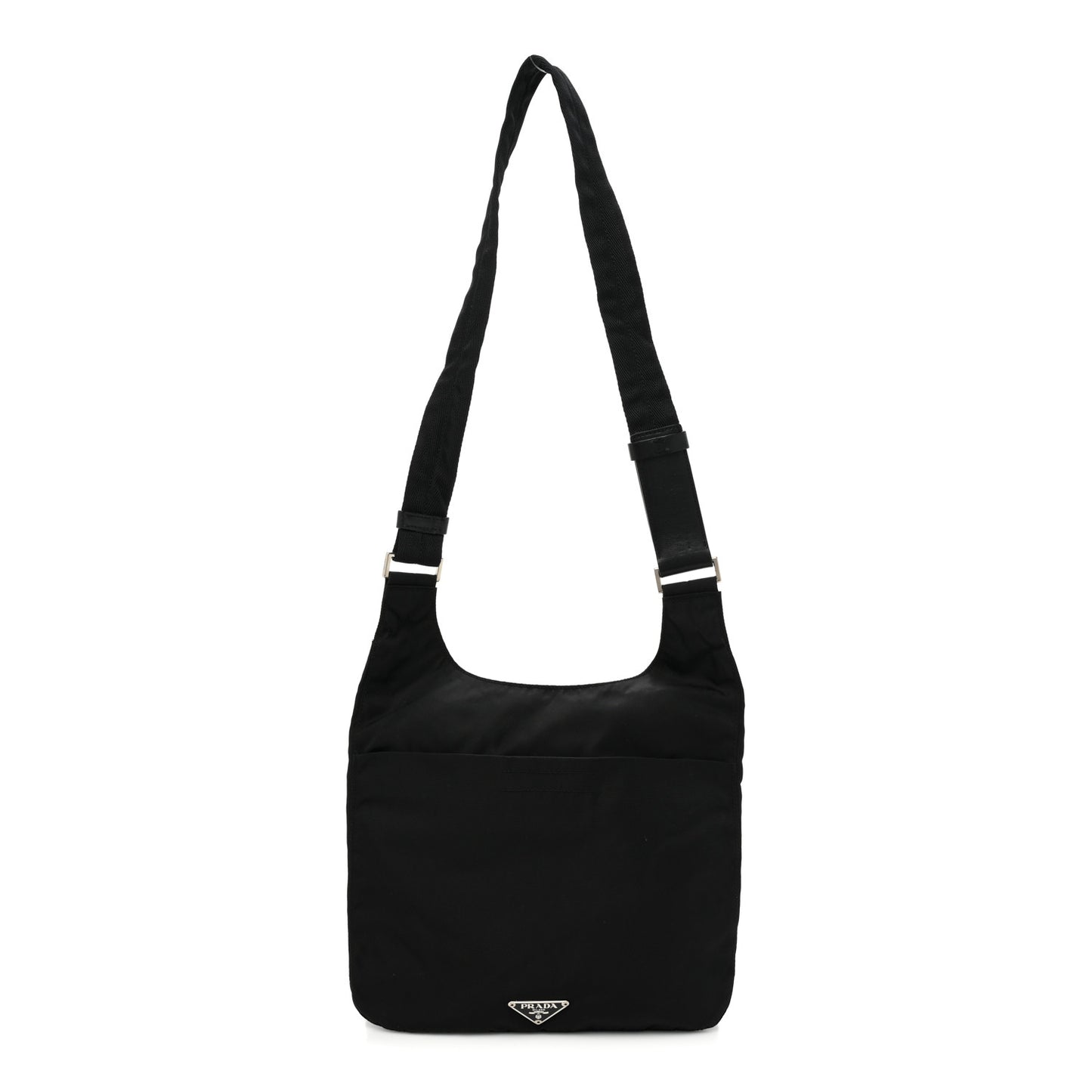 Tessuto Nylon Sport Shoulder Bag Black