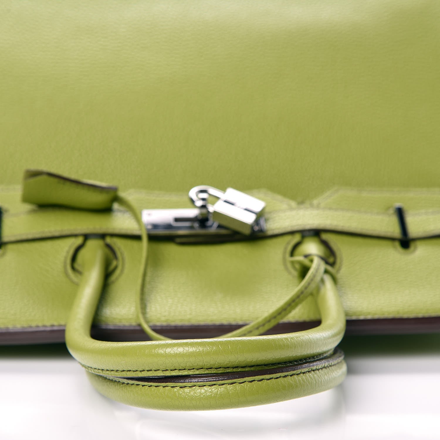 Hermes Togo Birkin 35 Vert Anis 7 of 37