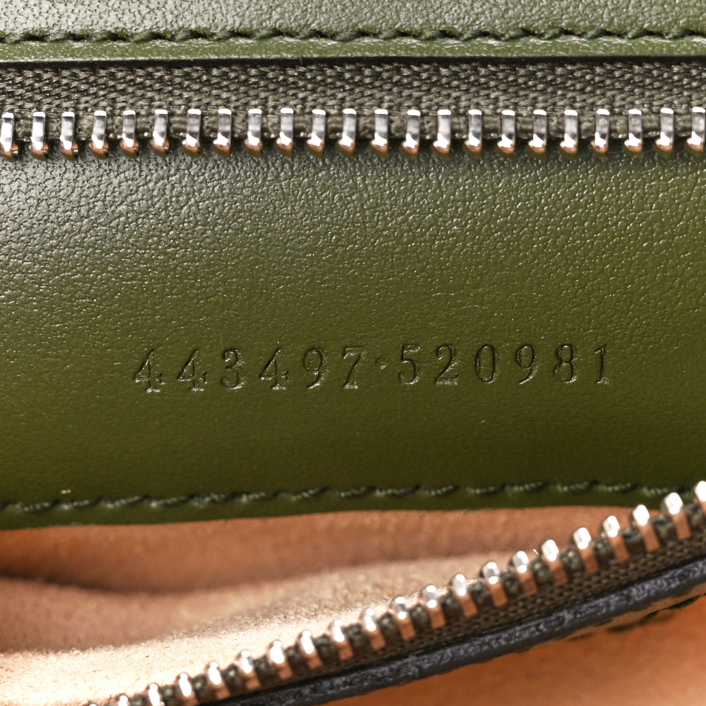 Calfskin Matelasse Aria Small GG Marmont Shoulder Bag Military Wood