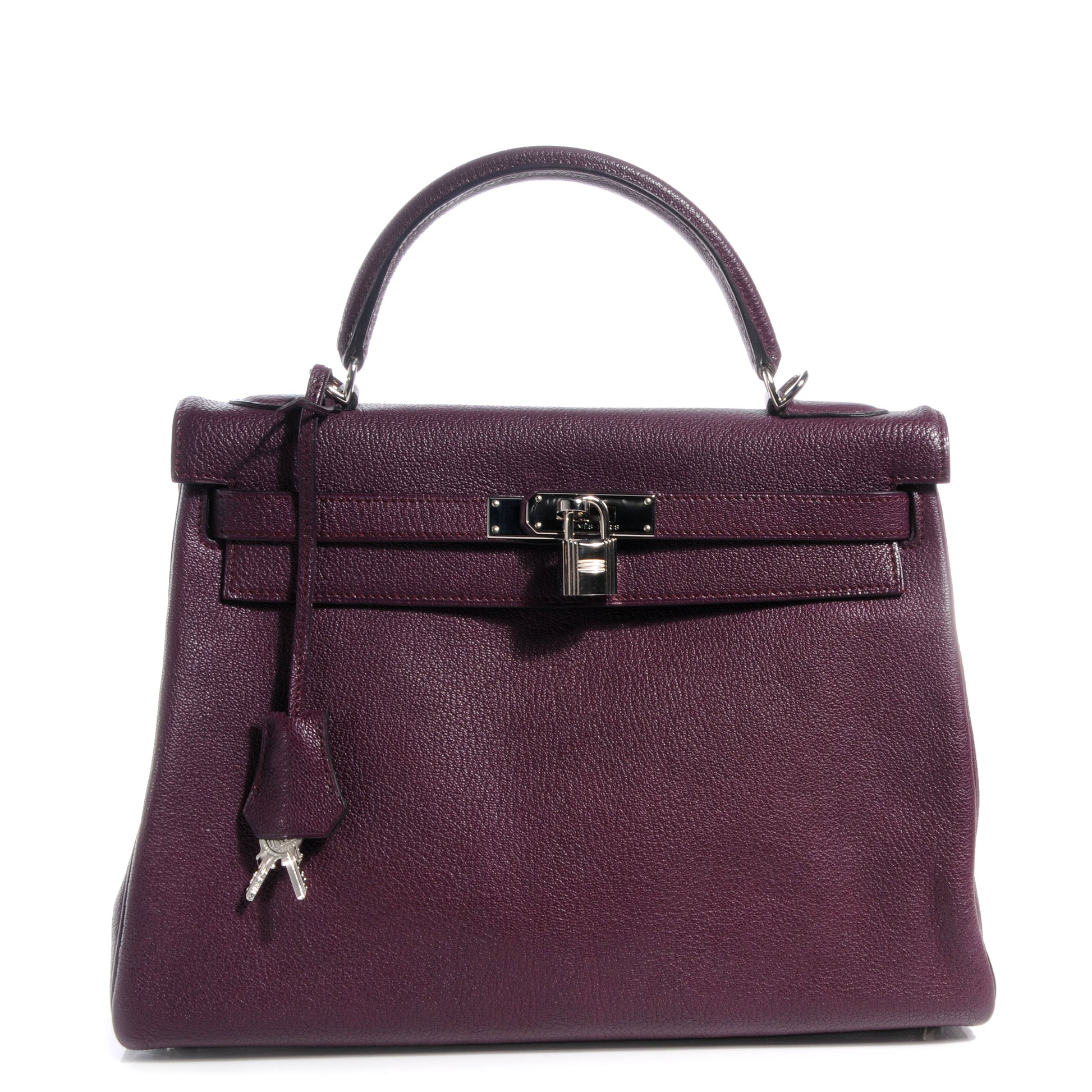 Hermes Chevre Kelly Retourne 32 Raisin 1 of 10