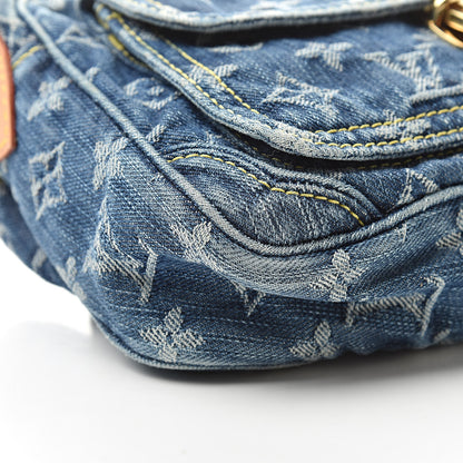 Louis Vuitton Monogram Denim Bum Bag Blue 9 of 10