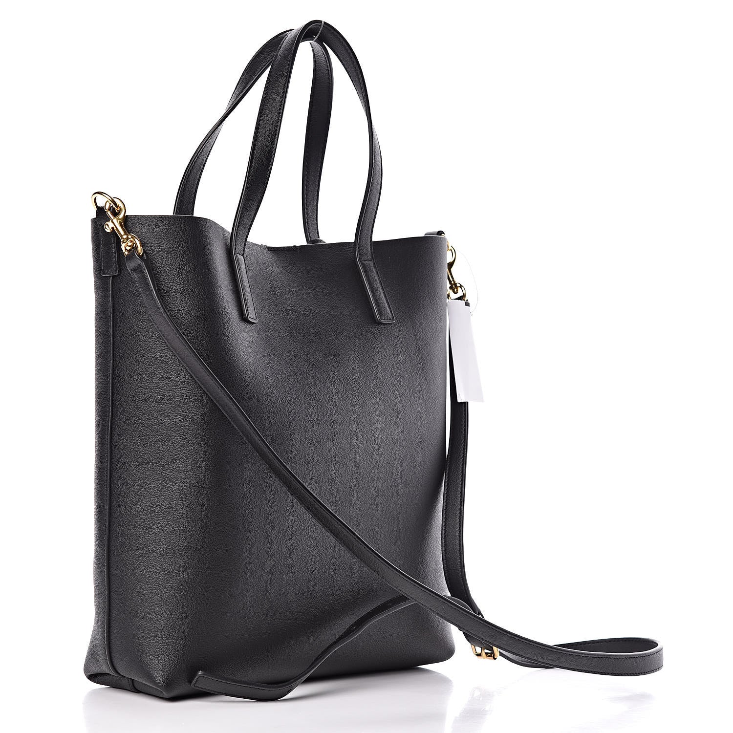 Saint Laurent Calfskin Toy Shopping Tote Black 3 of 9
