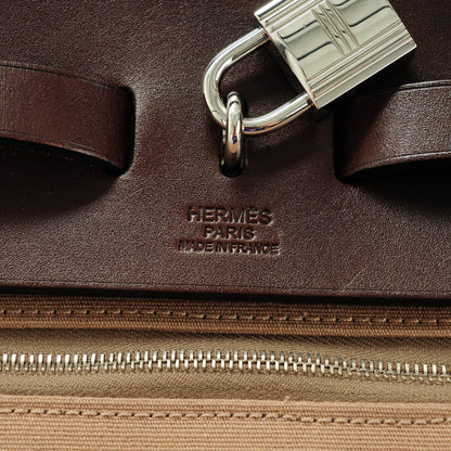 Hermes Toile Vache Hunter Herbag Zip 39 MM Etoupe Ebene 6 of 12