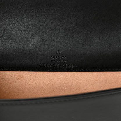 Gucci Calfskin Matelasse Mini Animal Studs GG Marmont Bag Black 6 of 9