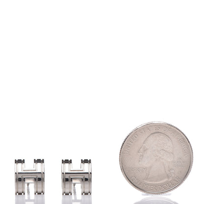 Hermes Palladium Pop H Earrings 2 of 5