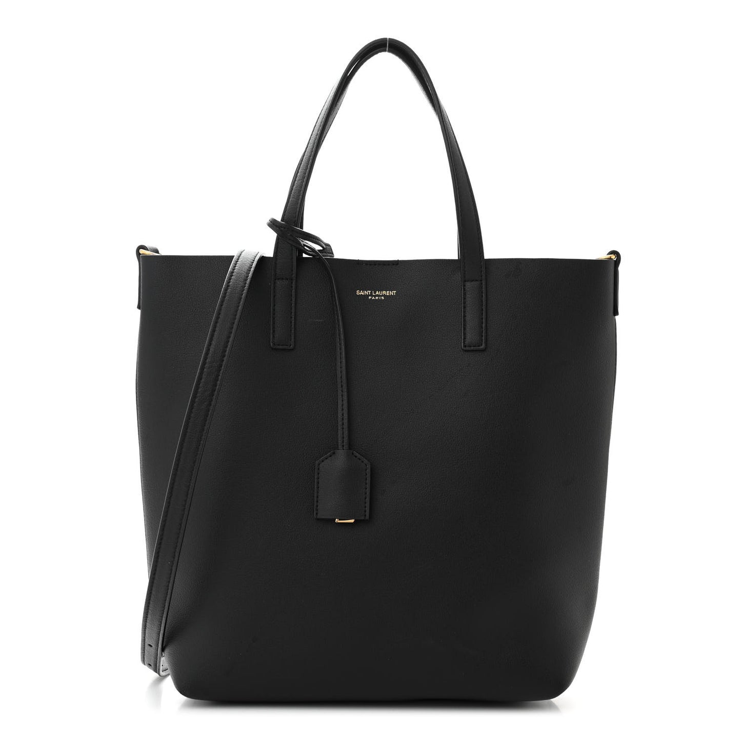 Calfskin Toy Shopping Tote Black
