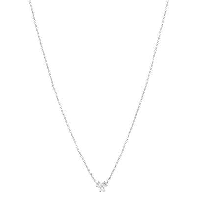 Tiffany Platinum Diamond .30ctw Aria Pendant Necklace 1 of 4
