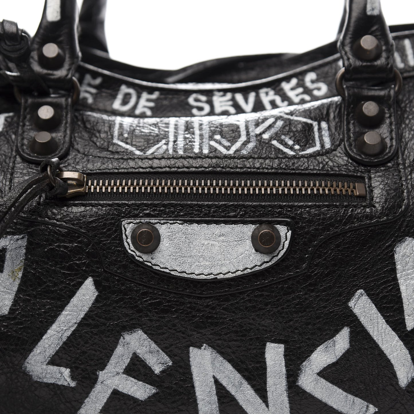 Agneau Classic Hardware Graffiti All Over S City Black
