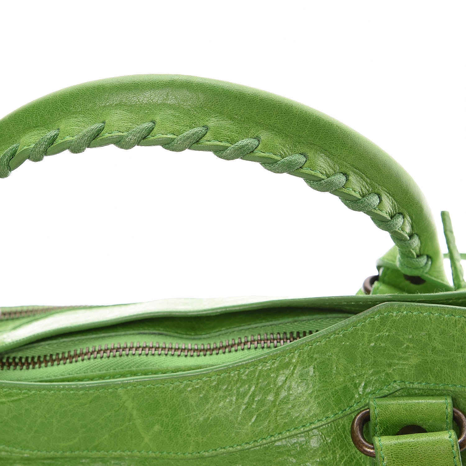 Balenciaga Agneau Classic Hardware First Apple Green 9 of 12