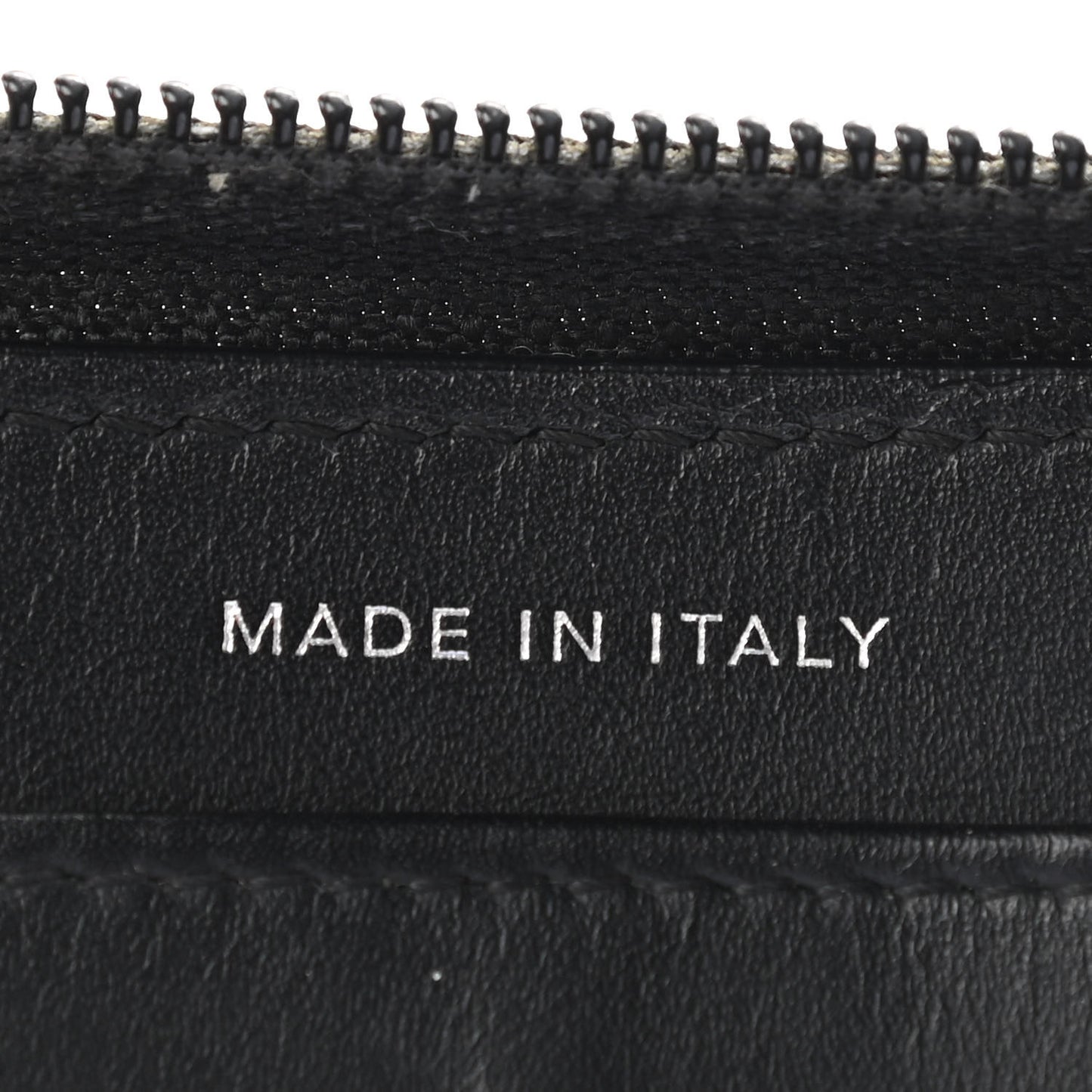 Caviar Large Timeless CC Zip Around Wallet Black