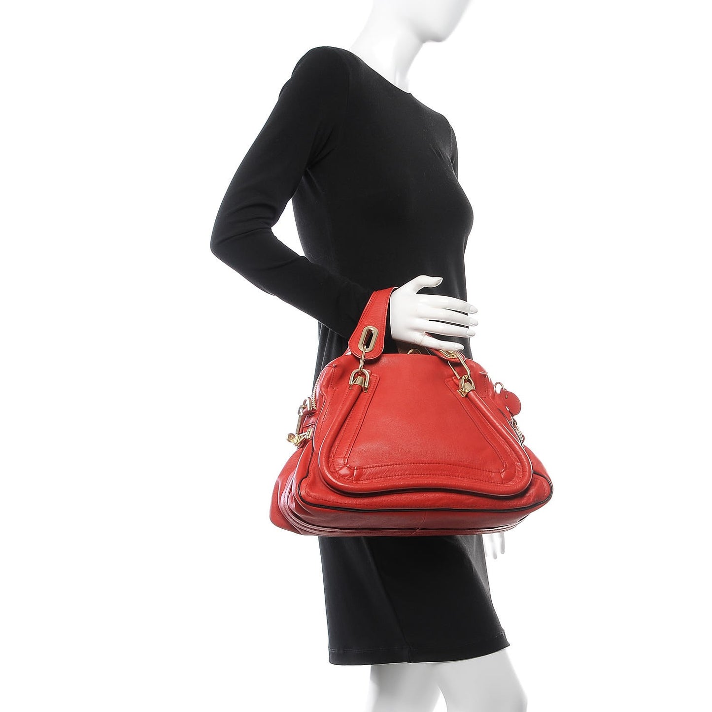 Calfskin Medium Paraty Holly Berry