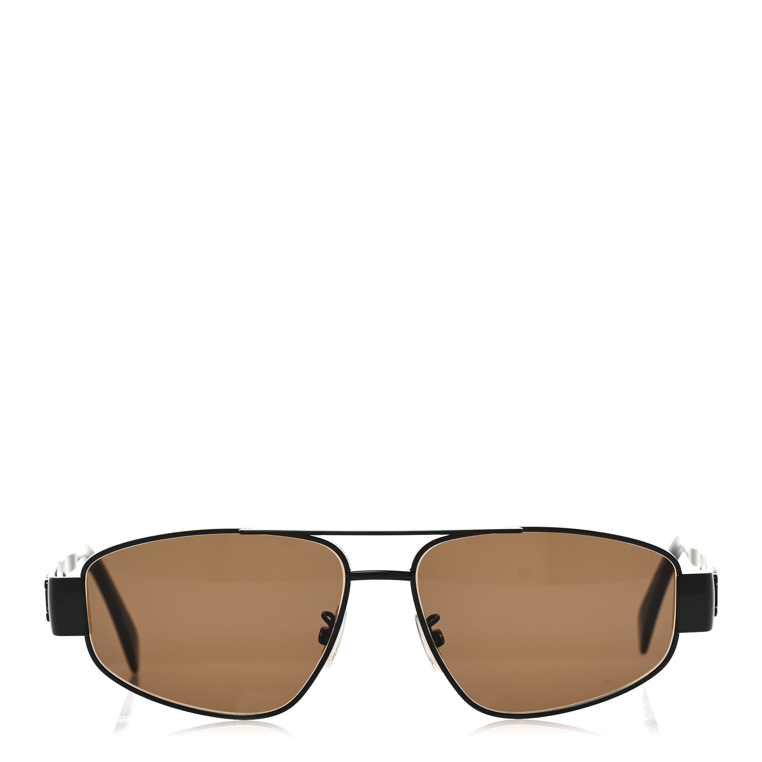 Celine Metal Triomphe 03 Sunglasses CL40281U Black Brown 2 of 6
