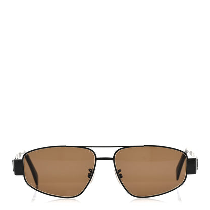 Celine Metal Triomphe 03 Sunglasses CL40281U Black Brown 2 of 6