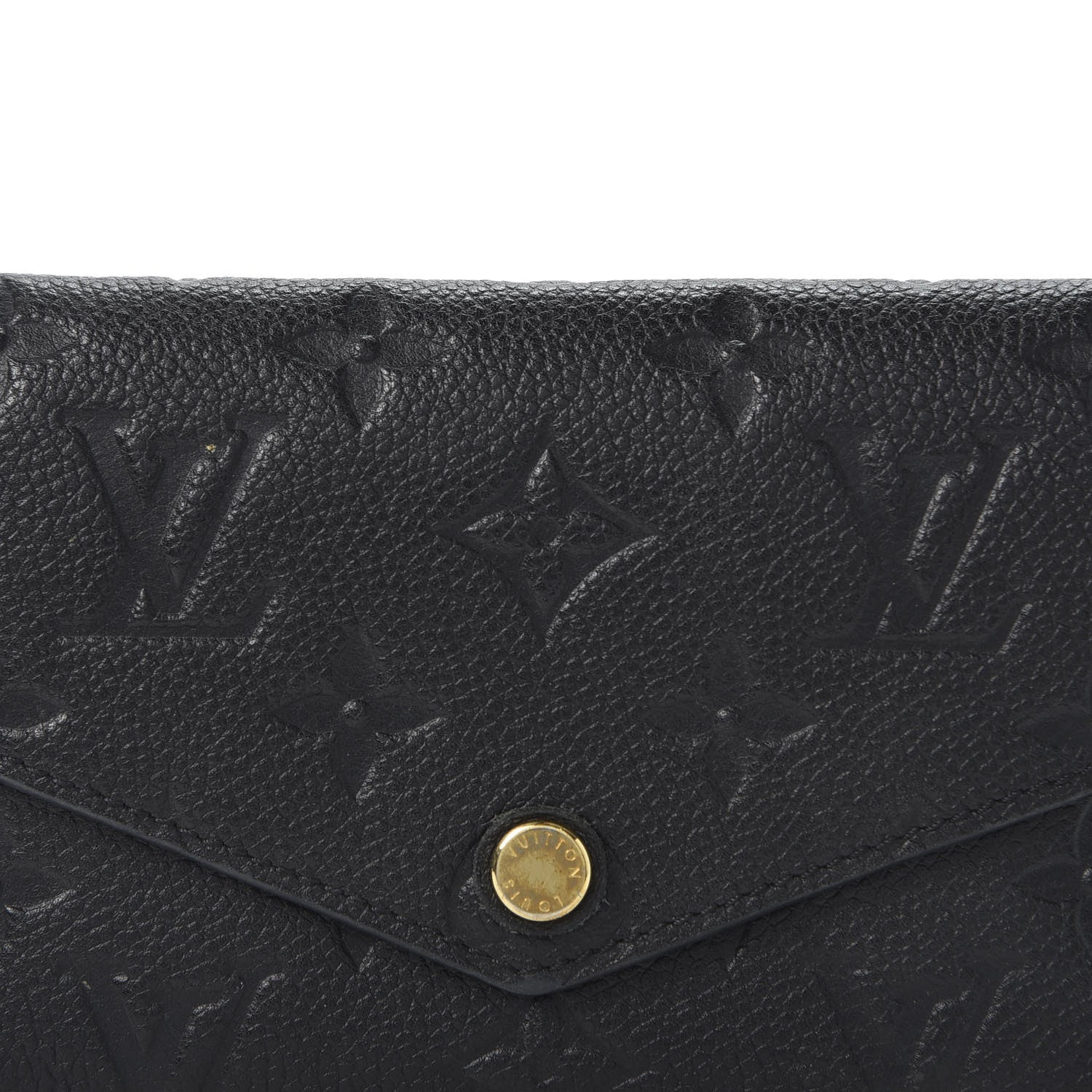 Louis Vuitton Empreinte Compact Curieuse Wallet Black 9 of 9