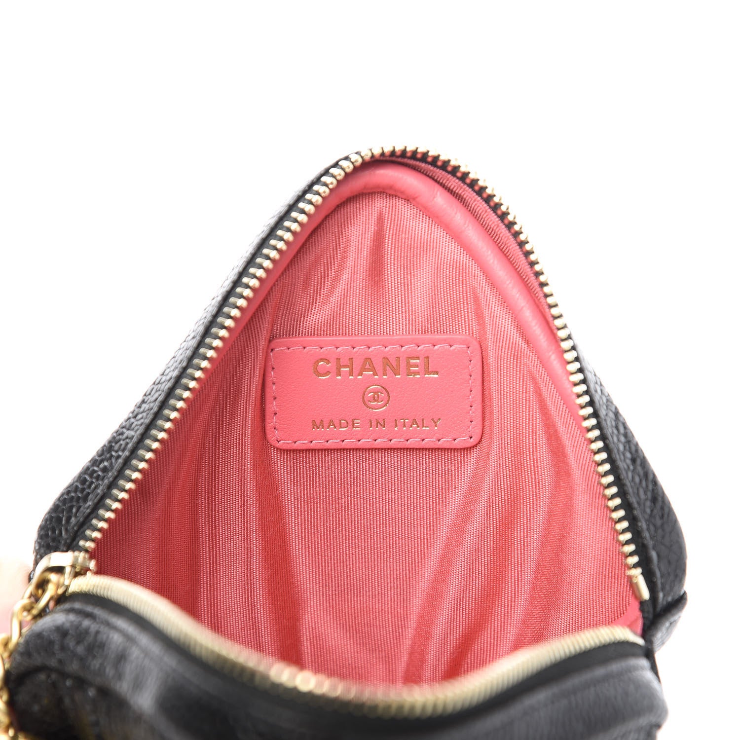 Chanel Caviar Quilted Coin Purse Belt Bag Black 6 of 10