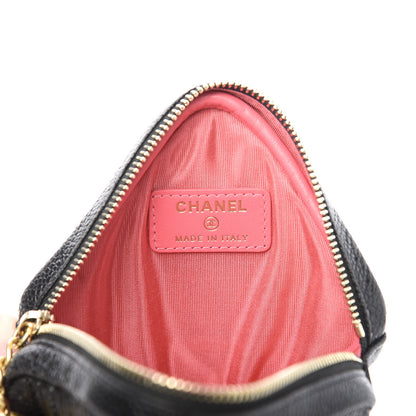Chanel Caviar Quilted Coin Purse Belt Bag Black 6 of 10
