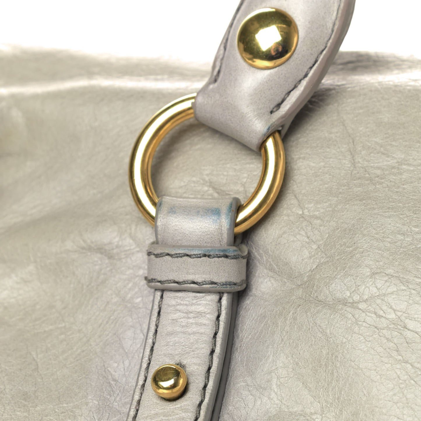 Vitello Lux Medium Bow Bag Grey