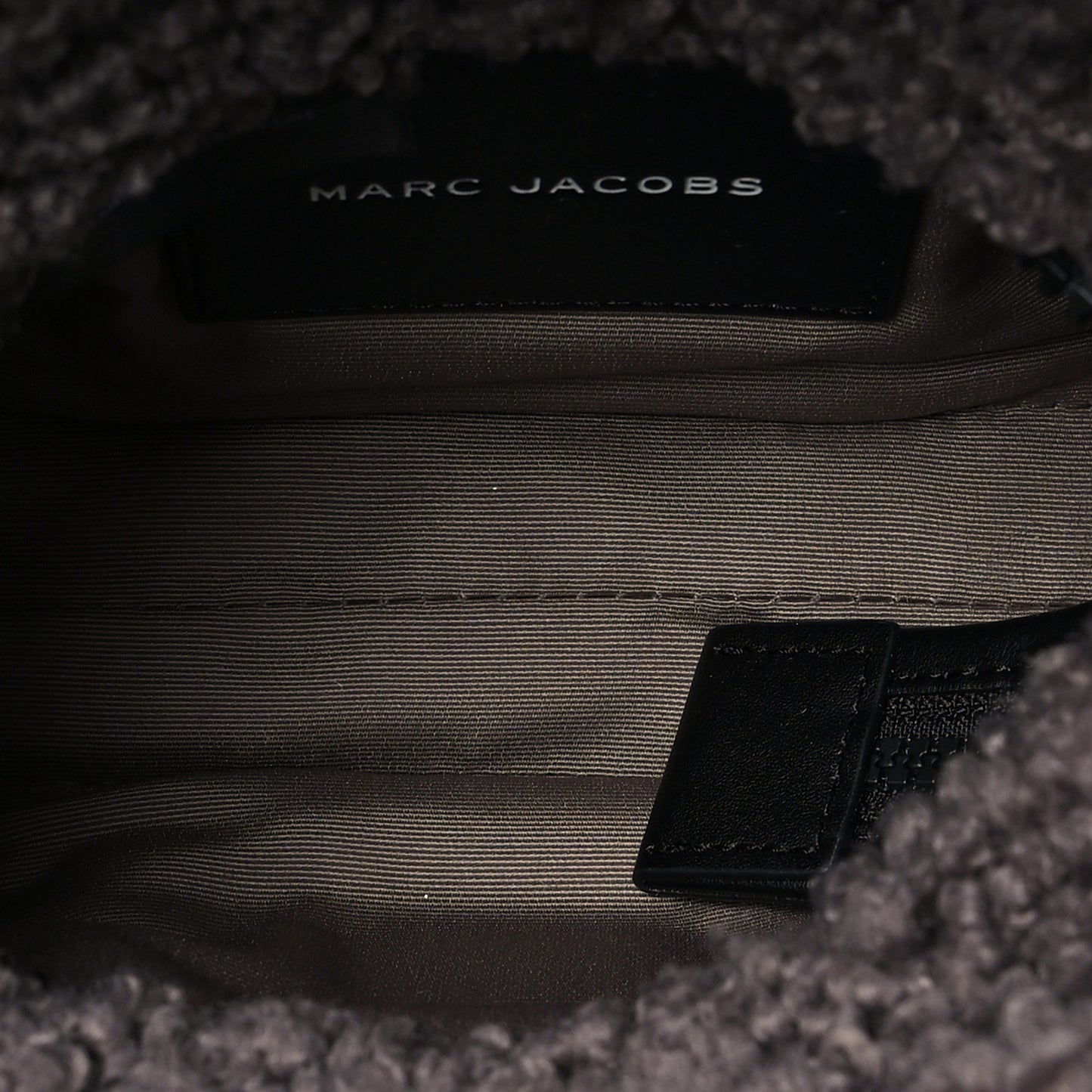 Polyester Cotton Mini The Teddy Traveler Tote Bag Grey