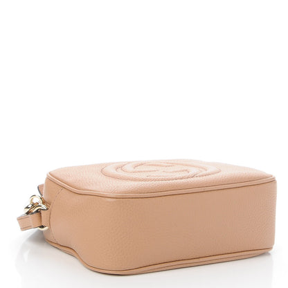 Gucci Pebbled Calfskin Small Soho Disco Bag Rose Beige 4 of 8