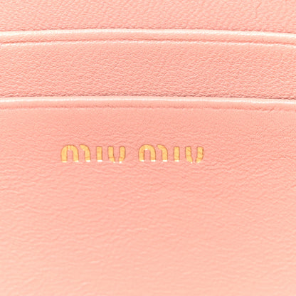 Miu Miu Nappa Matelasse Crossbody Bag Orchidea 6 of 12