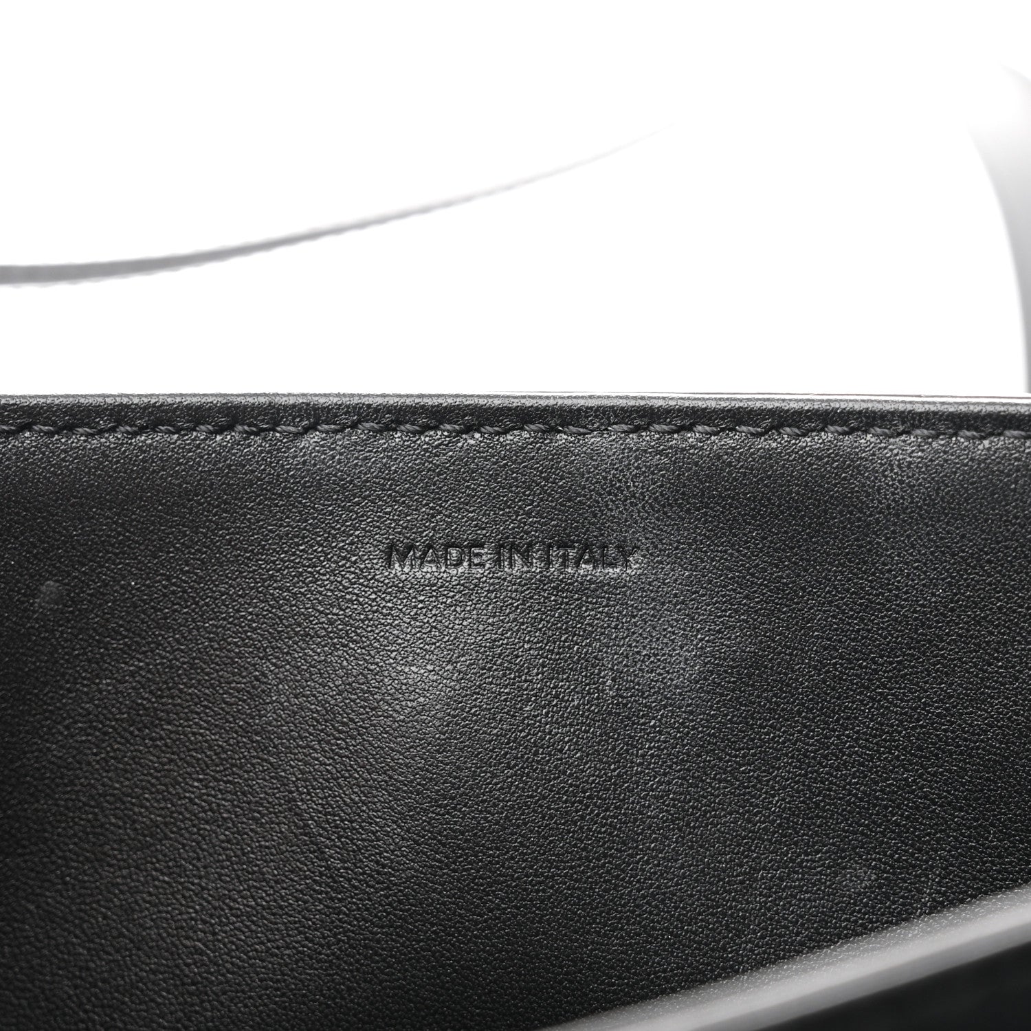 Celine Canvas Calfskin Triomphe Embroidered Medium Triomphe Bag Black 6 of 14