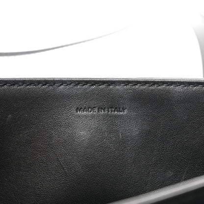 Celine Canvas Calfskin Triomphe Embroidered Medium Triomphe Bag Black 6 of 14