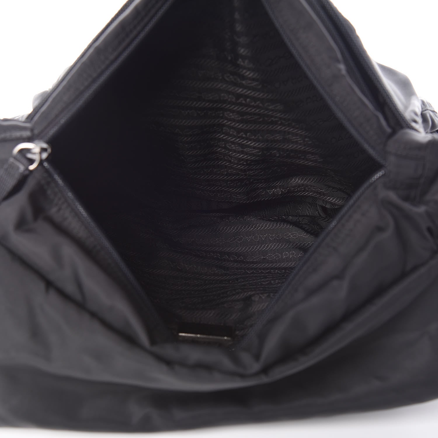 Prada Nylon Vela Messenger Bag Black 5 of 16