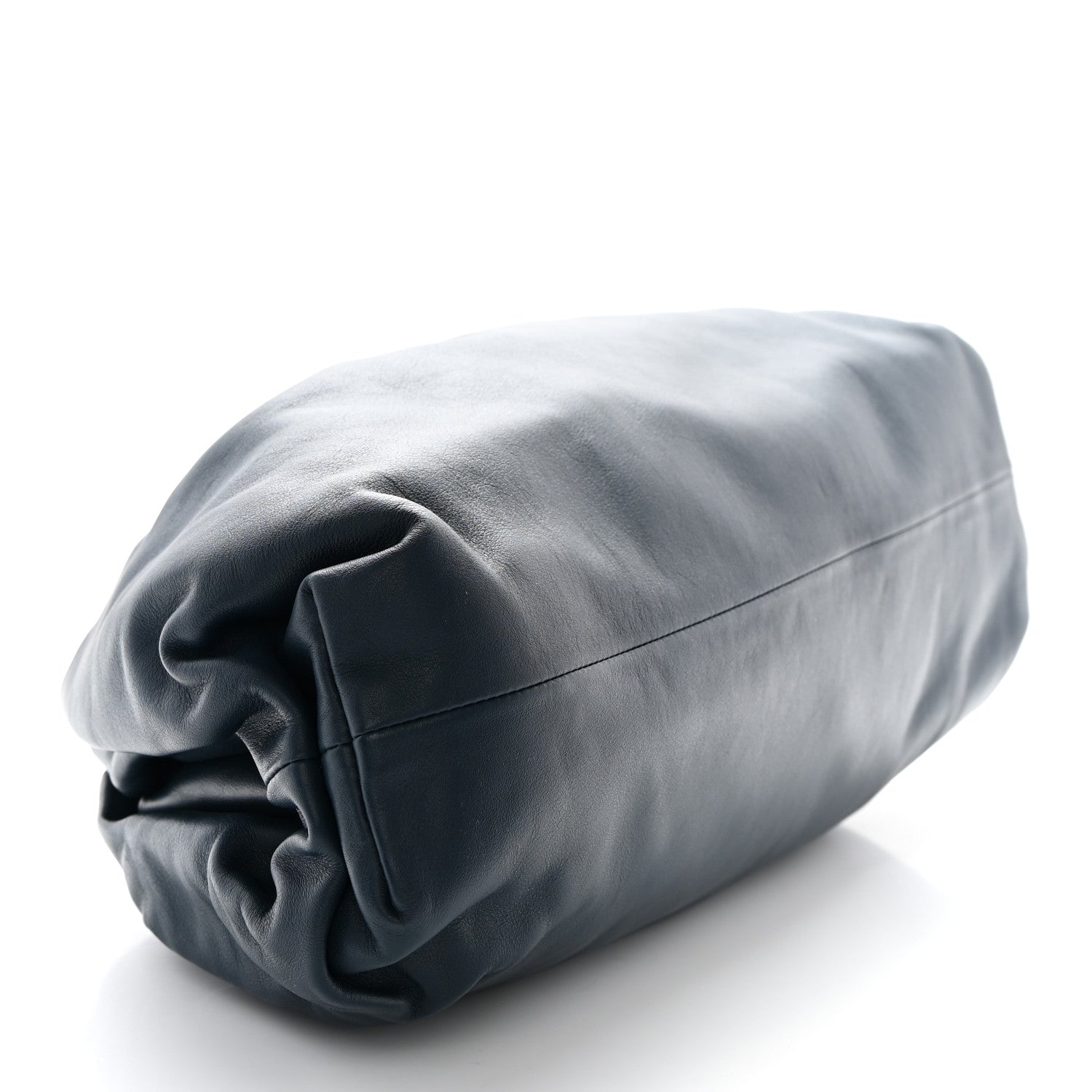 Bottega Veneta Smooth Butter Calf The Pouch Oversized Clutch Deep Blue 4 of 8