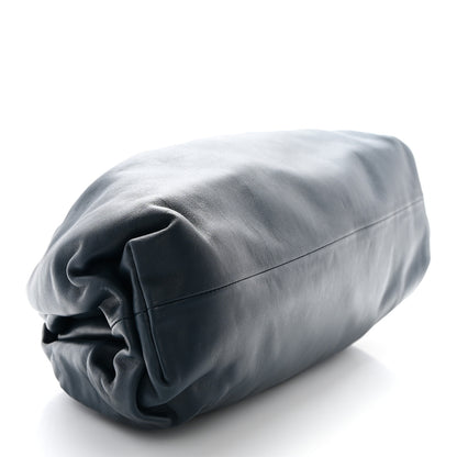 Bottega Veneta Smooth Butter Calf The Pouch Oversized Clutch Deep Blue 4 of 8