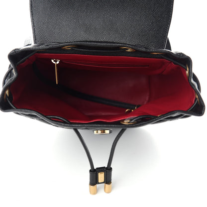 Chanel Caviar Quilted Small Filigree Backpack Black 5 of 10