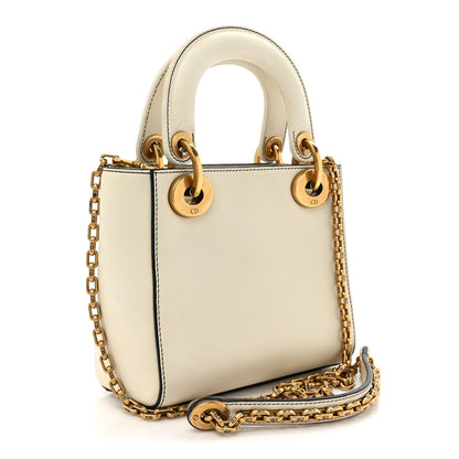 Christian Dior Calfskin Niki De Saint Phalle Heart Mini Supple Lady Dior Off White 3 of 15