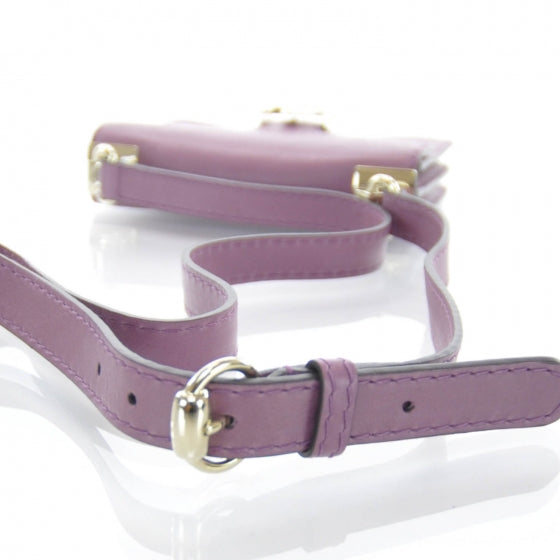 Gucci Calfskin 1973 Shoulder Flap Bag Mauve 6 of 9