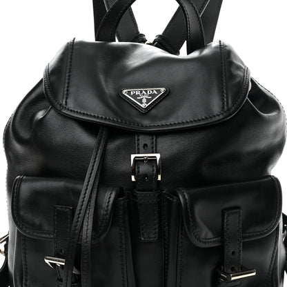 Prada Calfskin Backpack Black 8 of 18
