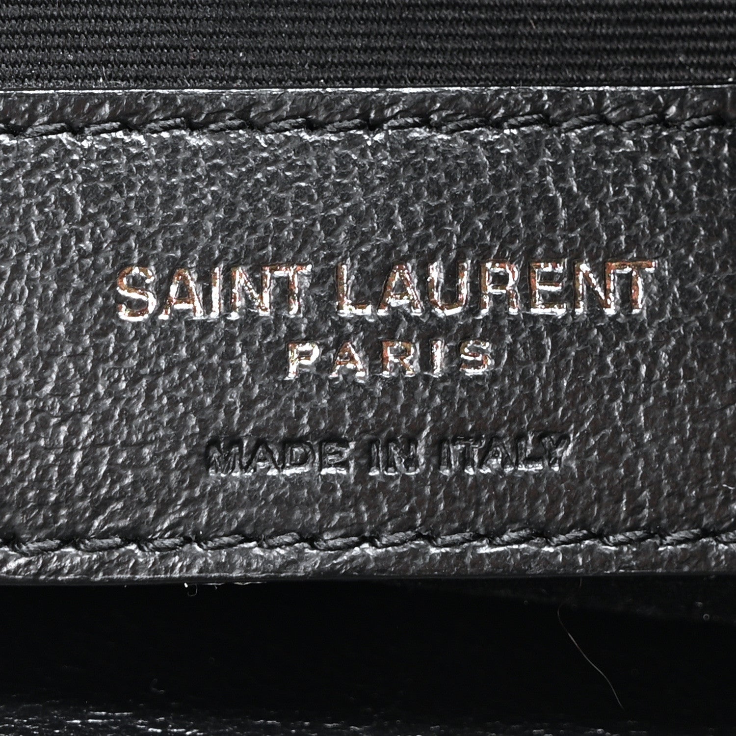 Saint Laurent Crinkled Calfskin Matelasse Monogram Medium Niki Chain Satchel Black 6 of 9