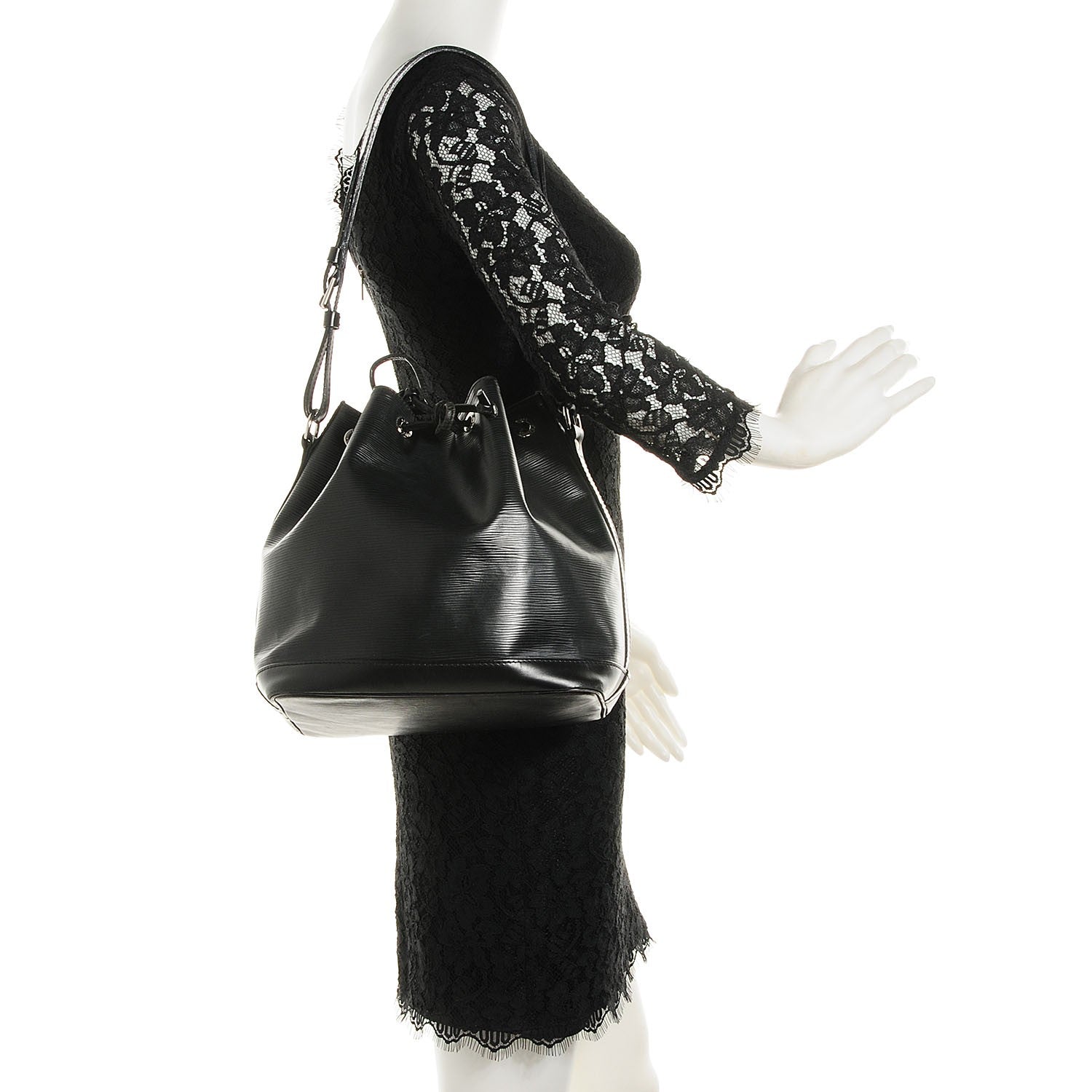 Louis Vuitton Epi Petit Noe Black 2 of 7
