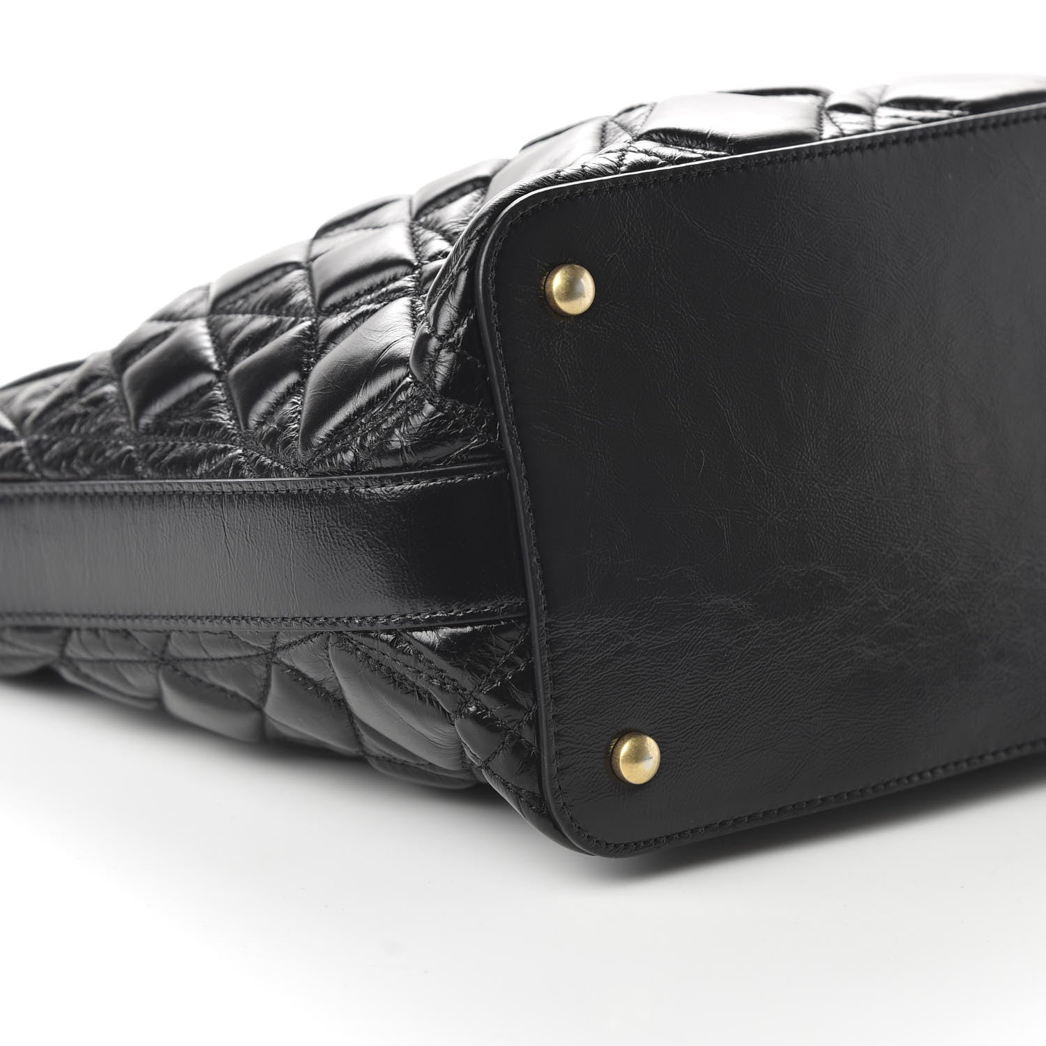 Chanel Glazed Calfskin Quilted State Of The Art Hobo Black 6 of 10