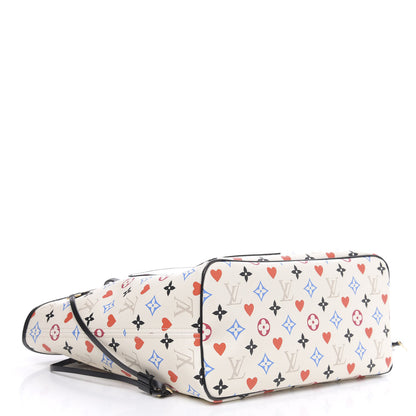 Louis Vuitton Game On Neverfull MM White 4 of 10